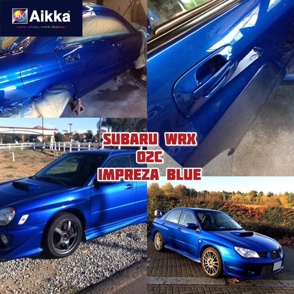 SUBARU WRX O2C IMPREZA BLUE 2K Cat AIKKA Car Paint /Touch Up Paint
