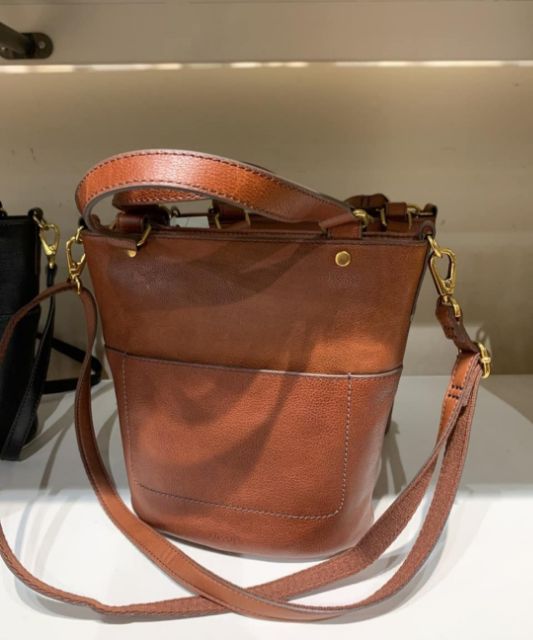 Amelia small bucket bag fossil sale