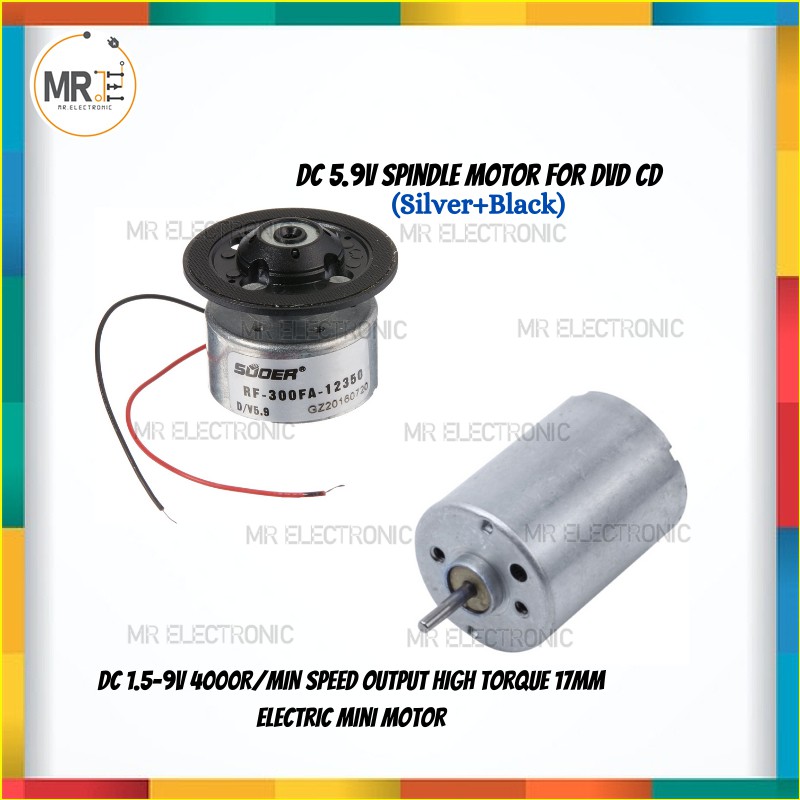RF-300FA-12350 DC 5.9V Spindle Motor for DVD CD Player/DC 1.5-9V 4000R ...