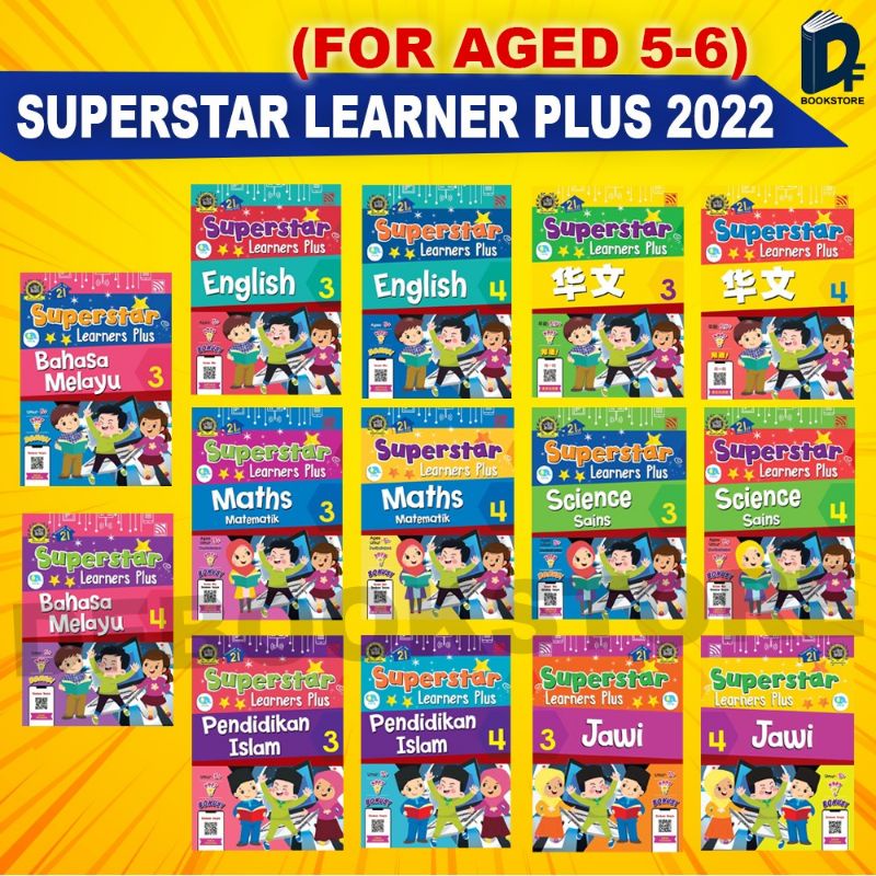 Pelangi - Superstar Learners Plus Series 2022 ( BOOK 3 & 4 ) Buku ...