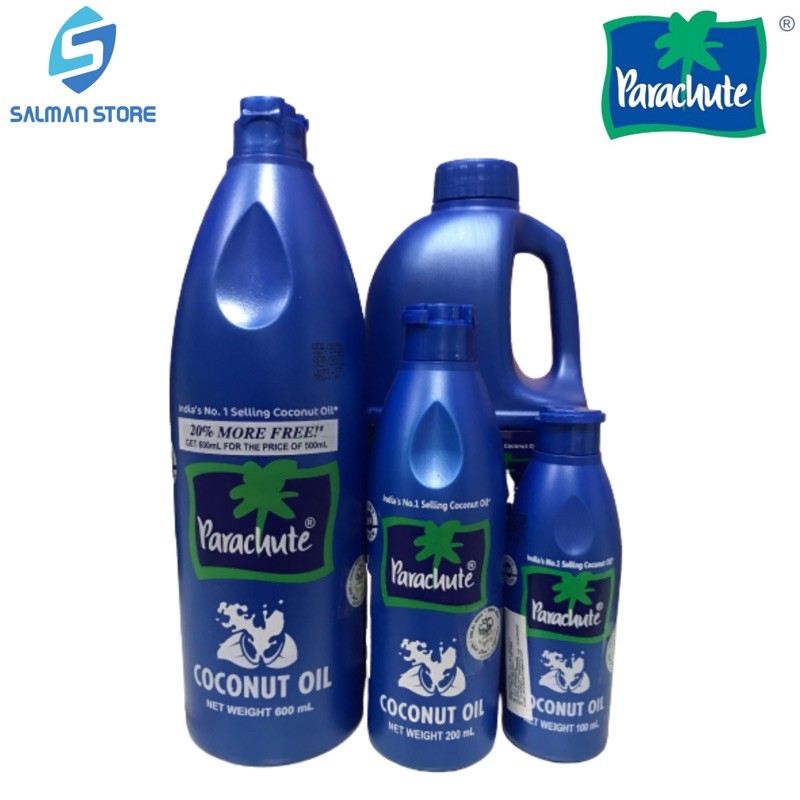 💯 Original Parachute Coconut Oil (100ml,200ml,500ml) Shopee Malaysia