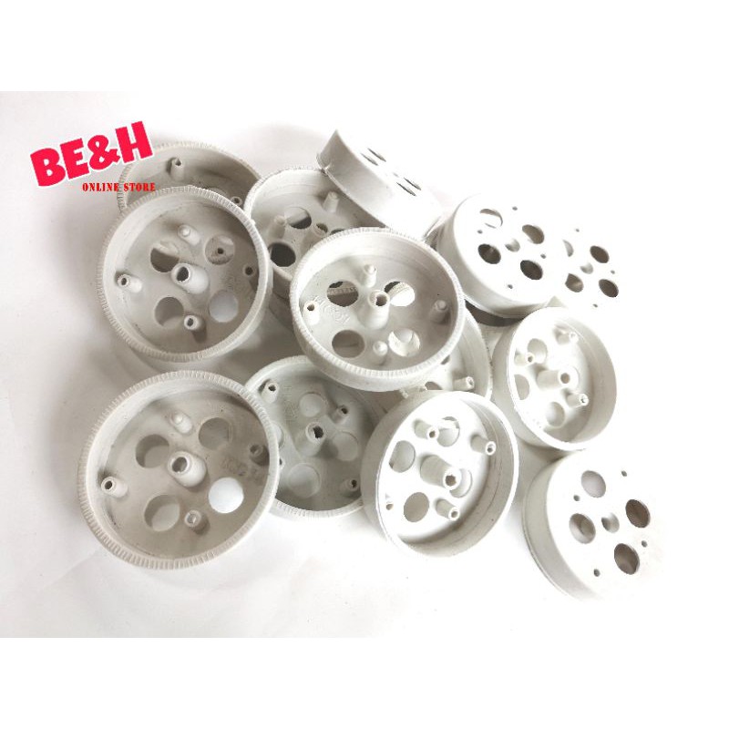 PVC ROUND BLOCK BASE WIRING ELECTRIC TAPAK LAMPU Shopee Malaysia