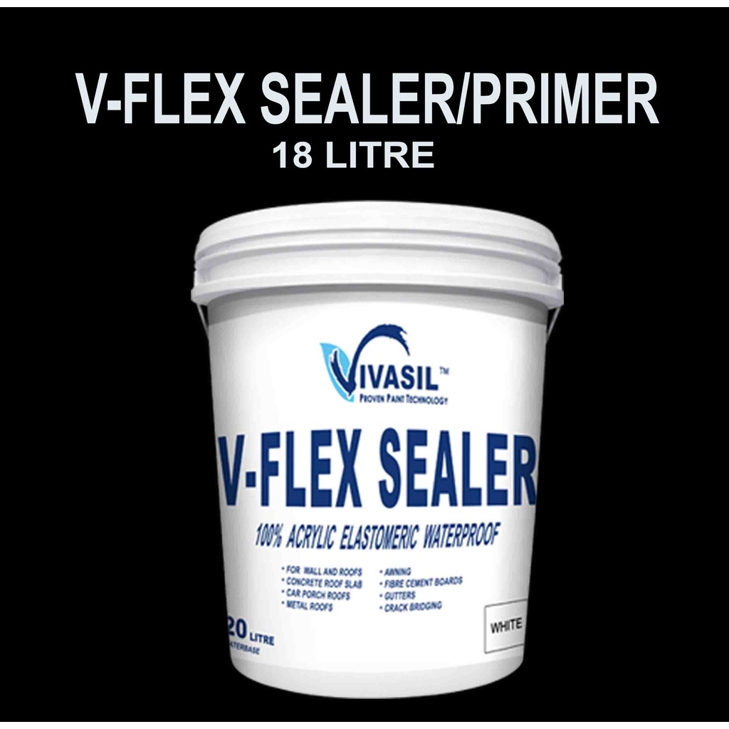 18 LITRE VFLEX SEALER/PRIMER/UNDERCOAT/BASE COAT FOR VFLEX ROOF