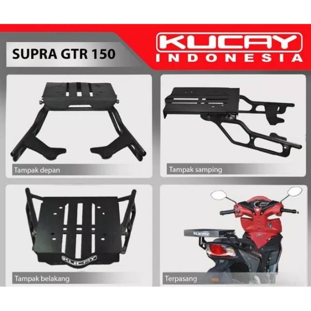 Kucay Sliding Brackets Brackets HONDA SUPRA GTR 150 Motorcycle BOX ...