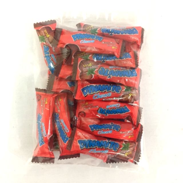 Jack Jill 10pcs Dynamite Chews Chewy Candy Choco Mint Plus Gula Angin