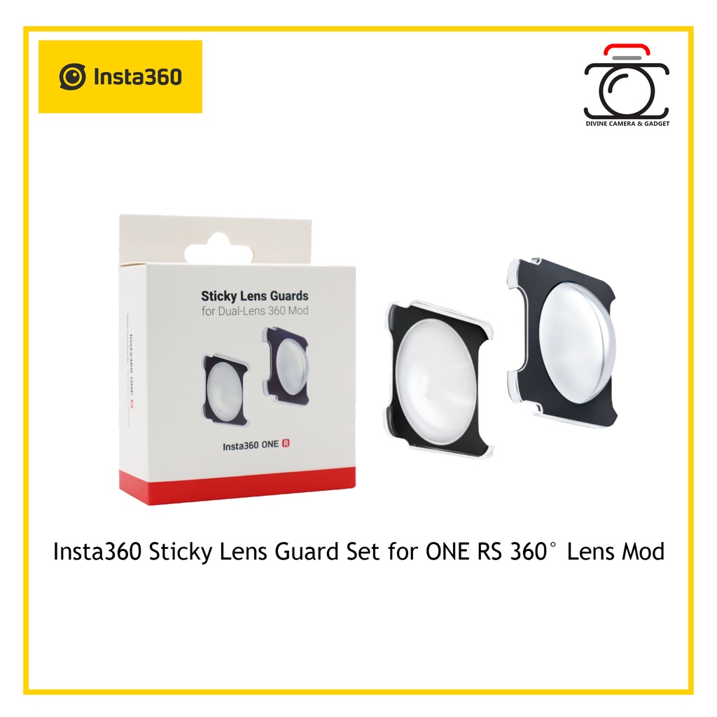 Insta360 Sticky Lens Guard Set for ONE RS 360° Lens Mod | Shopee Malaysia