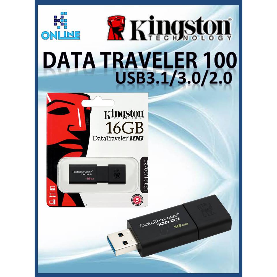 Clé USB 32 Go Kingston DataTraveler 100 G3