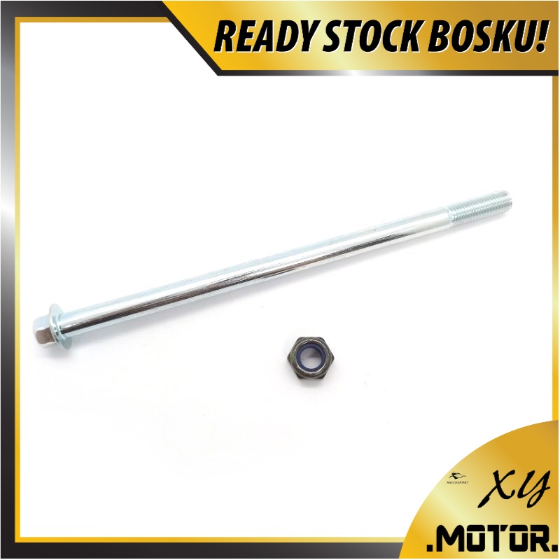 YAMAHA LC135 V1 V2 V3 V4 V5 V6 LC135 Y110 REAR WHEEL SHAFT WITH NUT ...