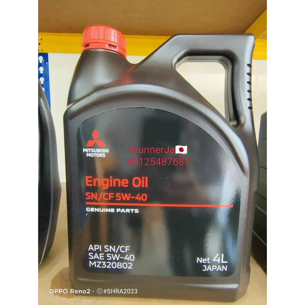 MITSUBISHI Original Fully Synthetic 5W40 | Shopee Malaysia