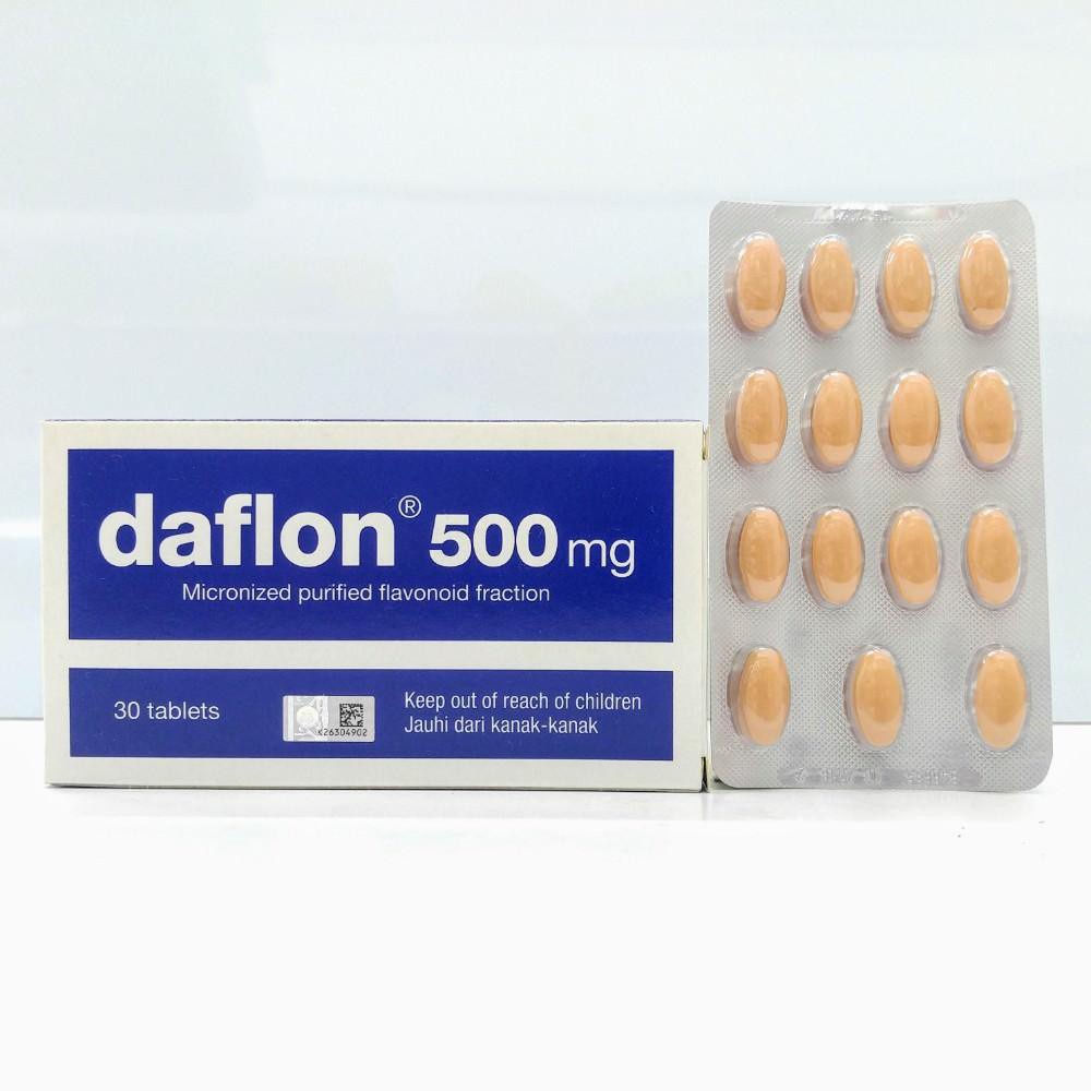 Daflon 500mg (15's / 30's) Ubat Buasir / Hemorrhoid Shopee Malaysia