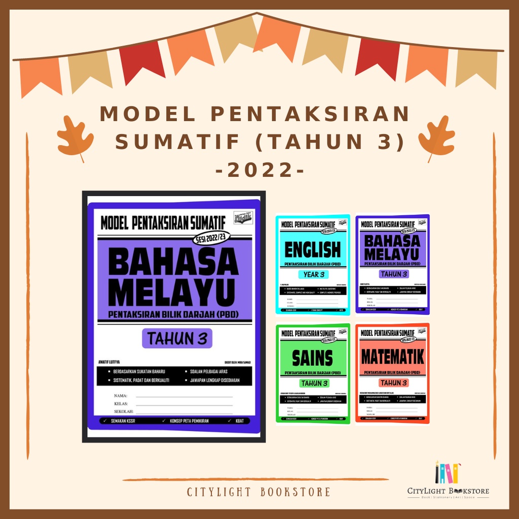 [CITYLIGHT] Buku Latihan: Model Pentaksiran Sumatif PBD Tahun 3 - Didik ...