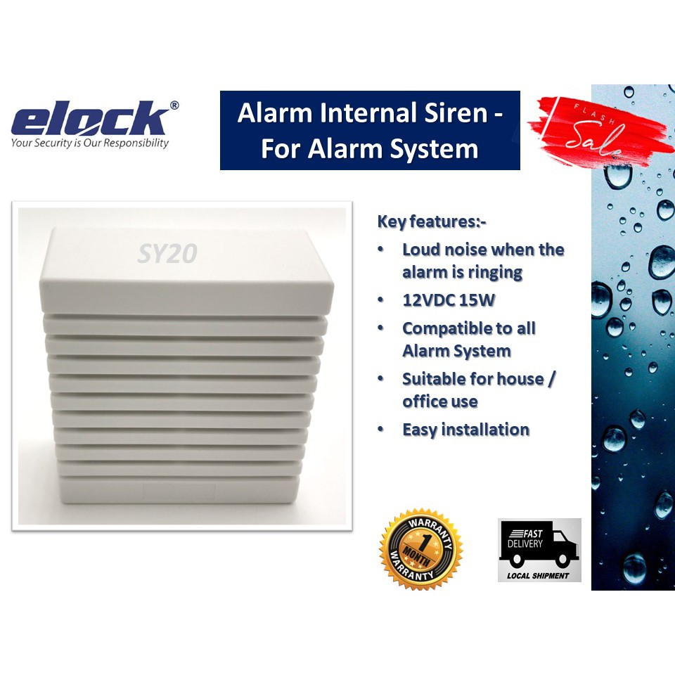Alarm Internal Siren - For Alarm System | Shopee Malaysia