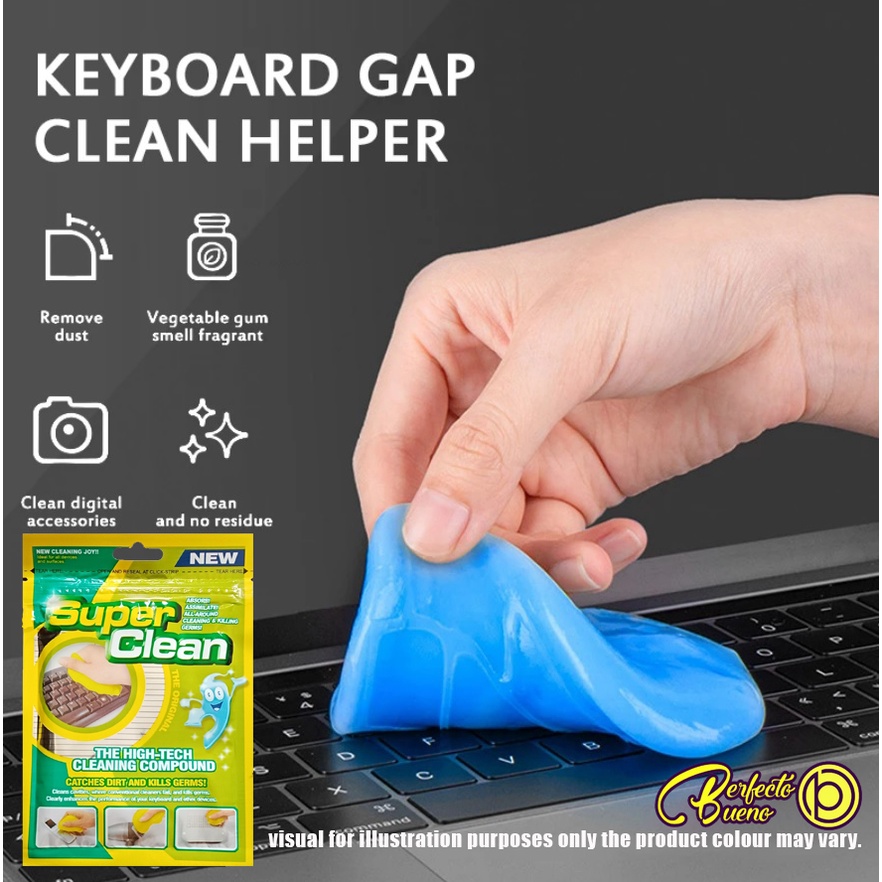 Super Clean Hi-Tech Compound Slimy Gel Jelly Keyboard Cleaner ...
