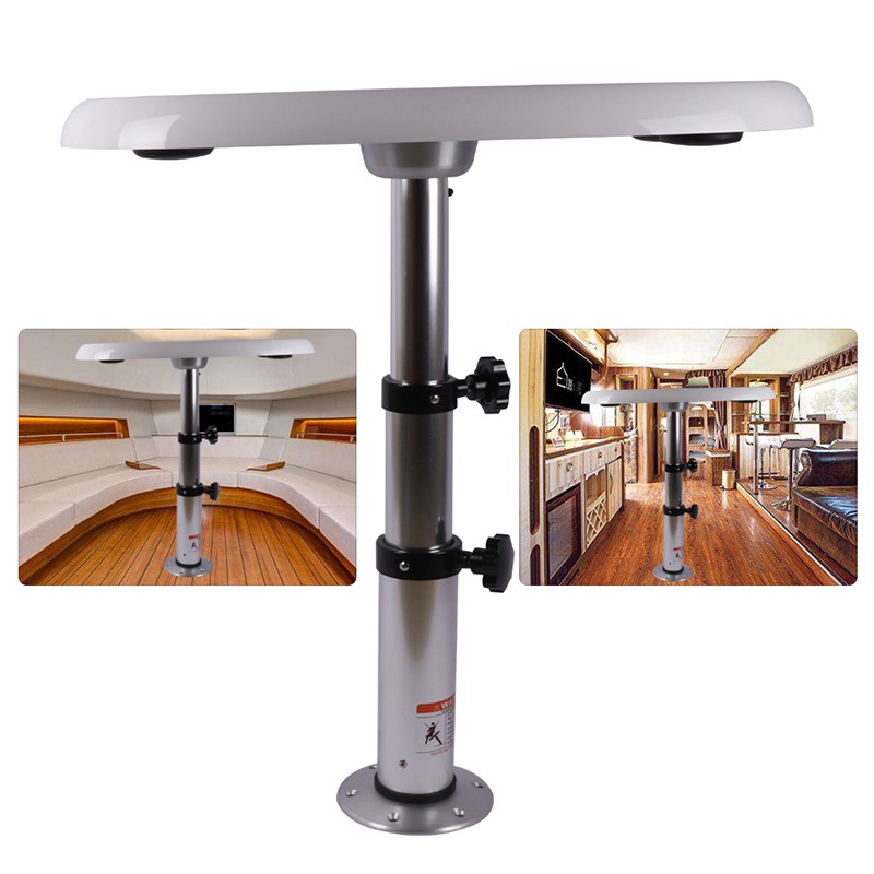 3 stages adjustable rv table leg on height in wide range is made of
