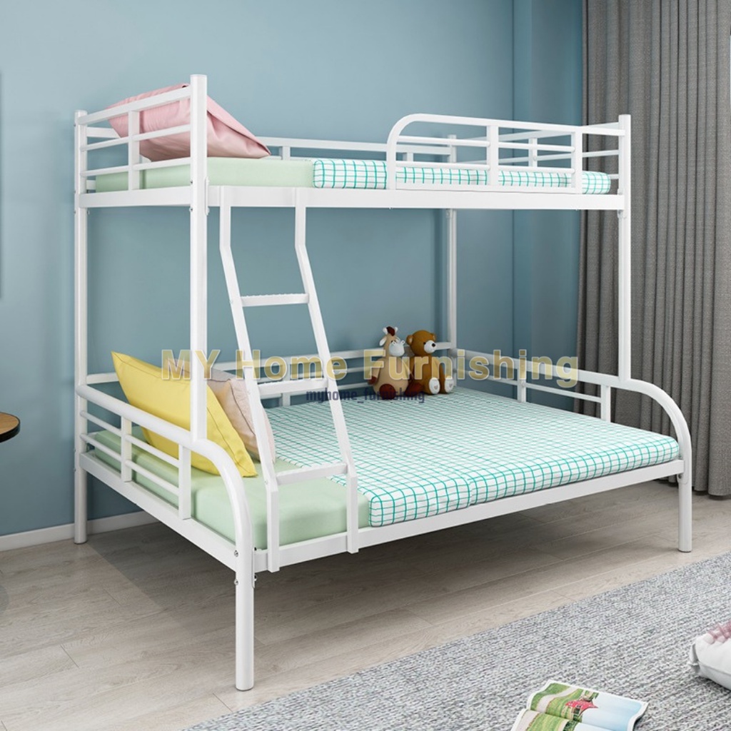 Single and store queen bunk bed