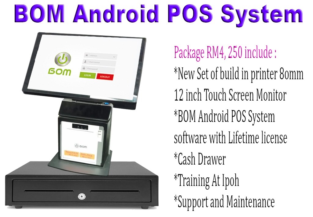 BOM Android POS System Point of Sales Package 1 | Shopee Malaysia