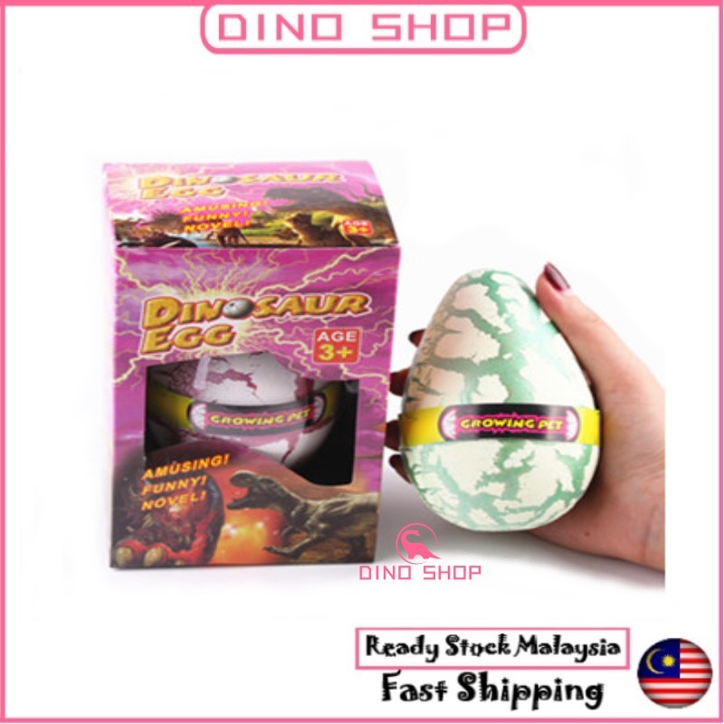 Water Growing Egg Hatching Dinosaur Egg Expanding Toys Hatchimals Kids Mainan Telur Dinosaur Berkembang Shopee Malaysia