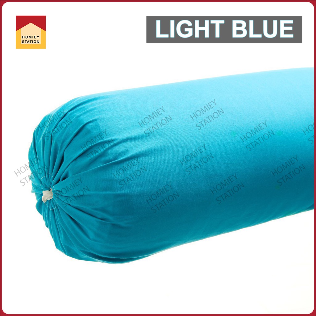 Premium Cotton 12 Colours Bolster Case Sarung Plain Bolster