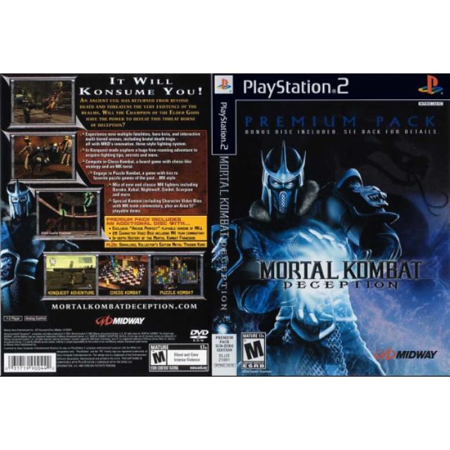 PS2 GAME COLLECTION (Mortal Kombat: Deception) | Shopee Malaysia