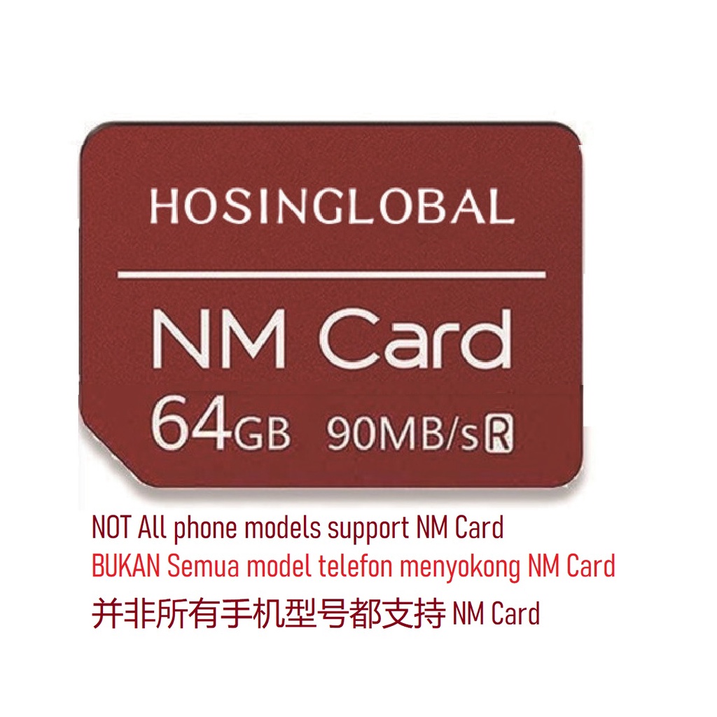 original Huawei Nano Memory Card NM CARD 64GB/ 128GB/ 256GB / Nano Card  Reader Nano 64GB
