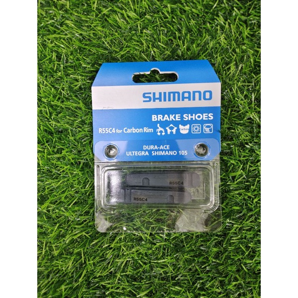(Ready Stock) Shimano Carbon Brake Pad R55C4 For Road Bike Carbon Rim