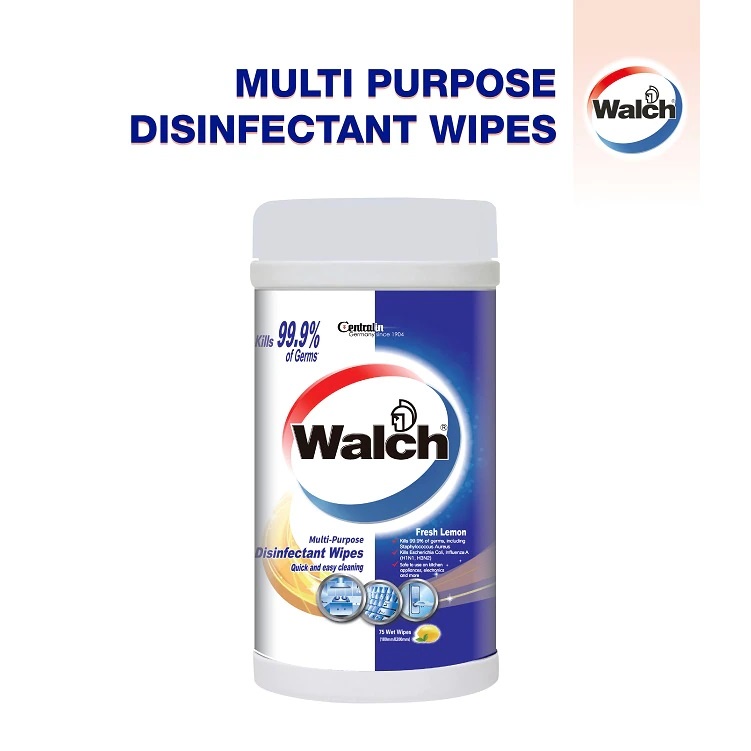 WALCH MultiPurpose Disinfectant Wipes Original 75s(W) Shopee Malaysia