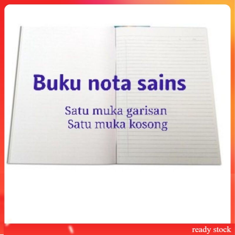Buku Penulisan a4 buku nota sains buku nota a4 single line Science ...