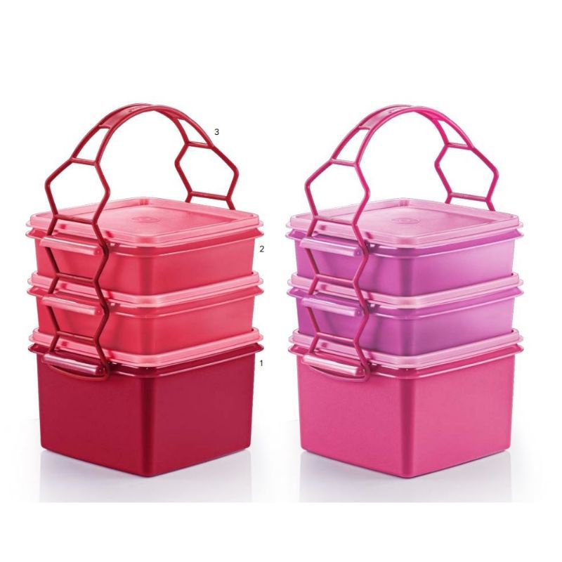 Tupperware Triffin Delight Set Double Deep L X Pc Small Goody