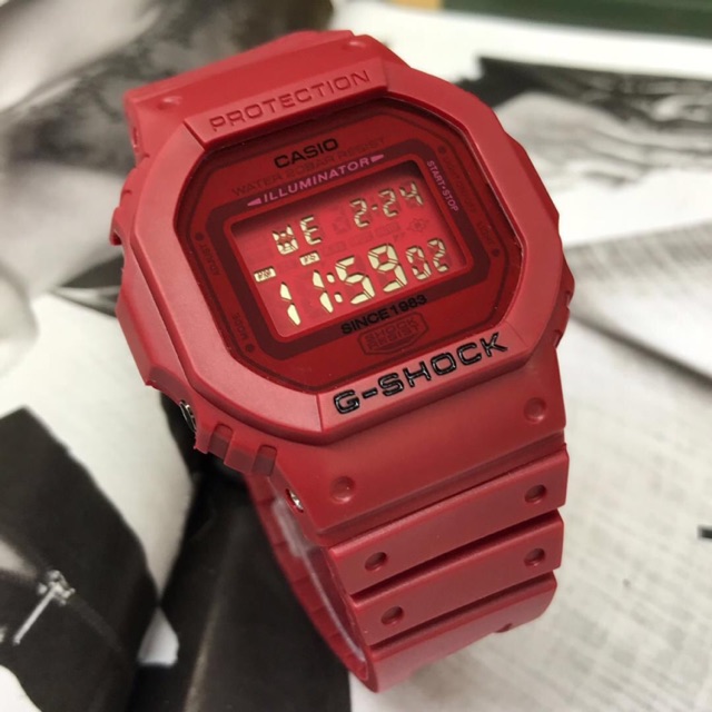 1.1 COPY G SHOCK DW5635C 4 RED OUT 35th anniversary OEM QUALITY Shopee Malaysia