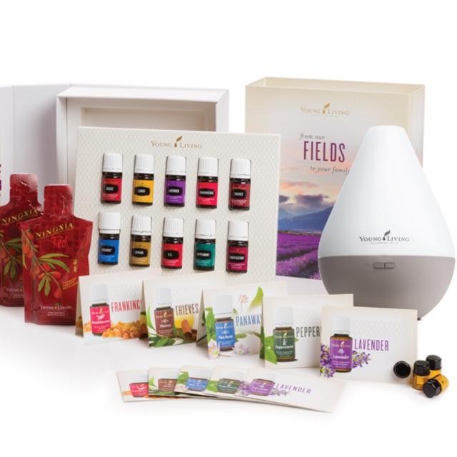 Young Living Premium Starter Kit (PSK) with Desert Mist Diffuser (FREE ...