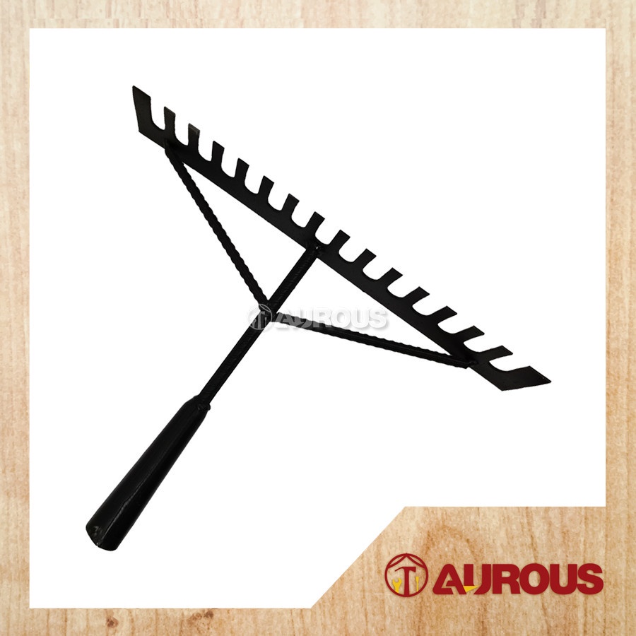 B-Tani Mild Steel Lawn Rake Cakah Bitumen Road Rake Stone Rake (16T ...
