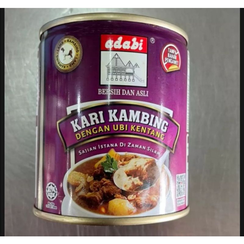 Adabi lamb curry with potatoes 280G Shopee Malaysia