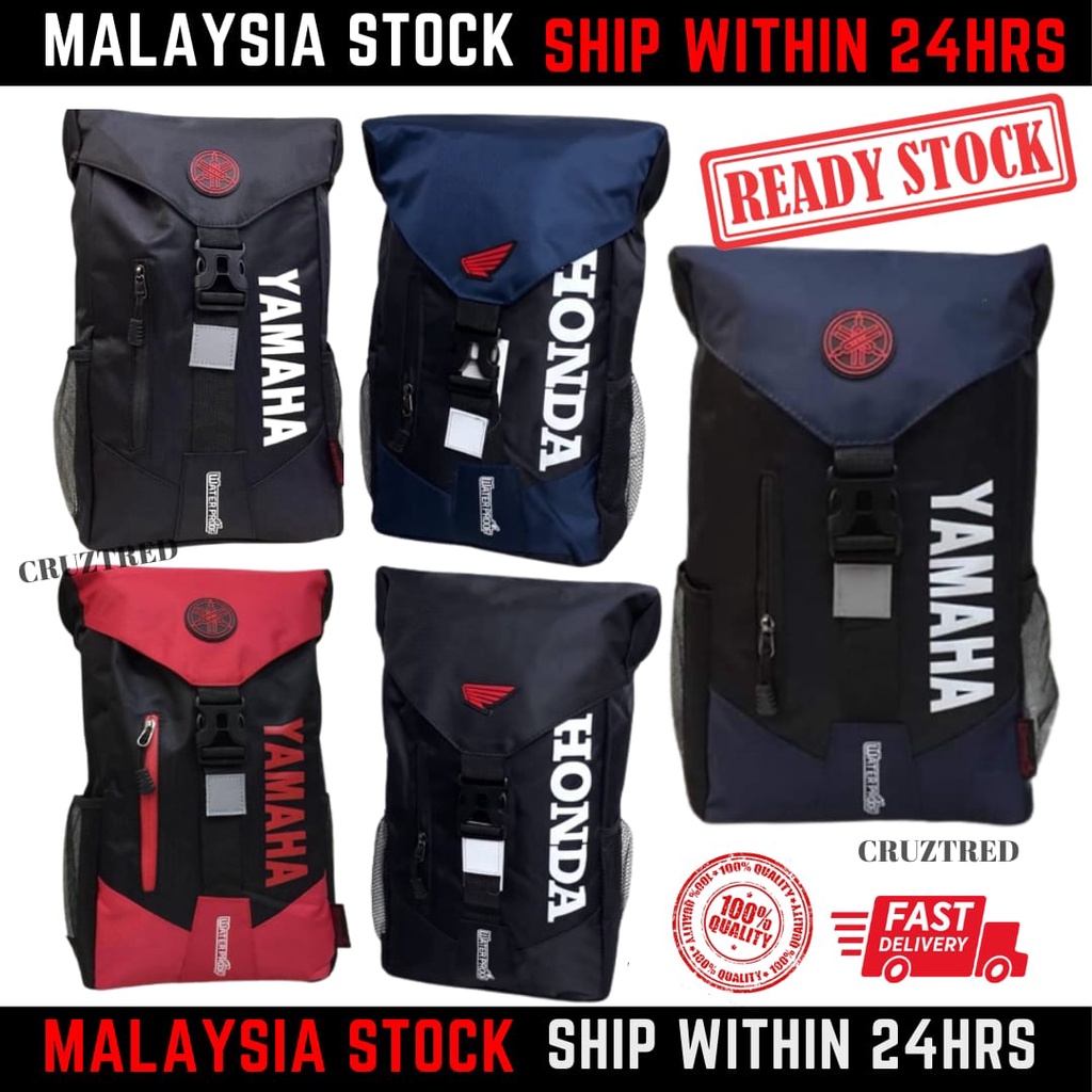 YAMAHA Waterproof Backpack Men AllBackpacks Beg Lelaki Kalis Air Laptop ...