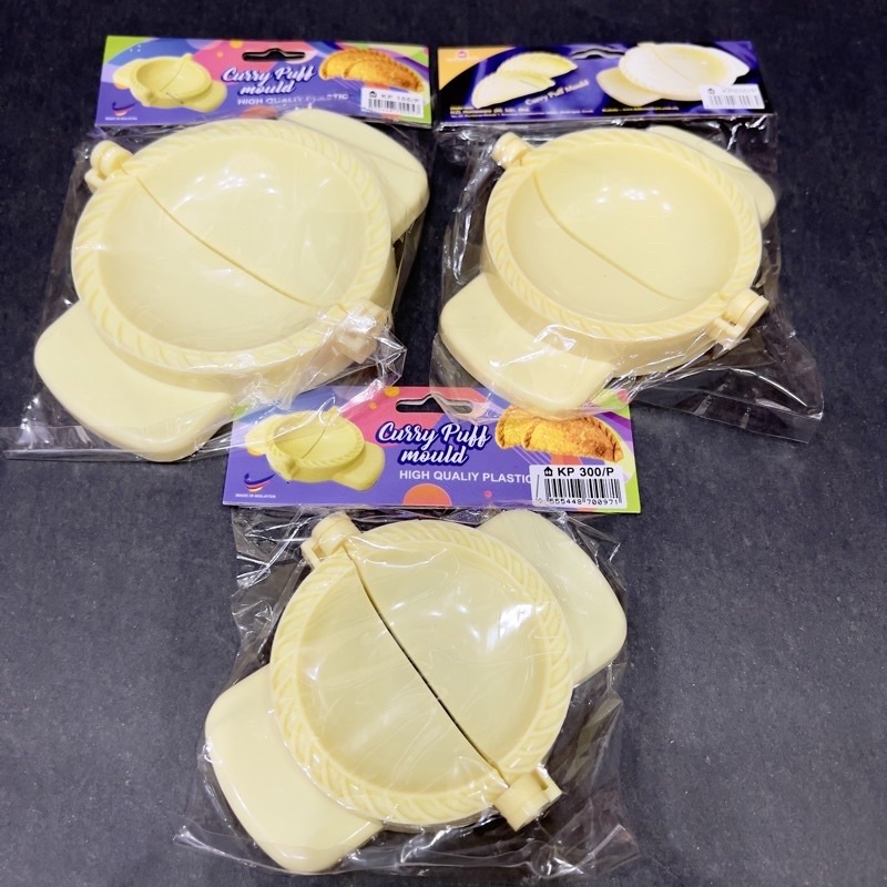 Acuan Karipap Curry Puff Putih Kelim Cantik Plastic Curry Puff Mould S ...