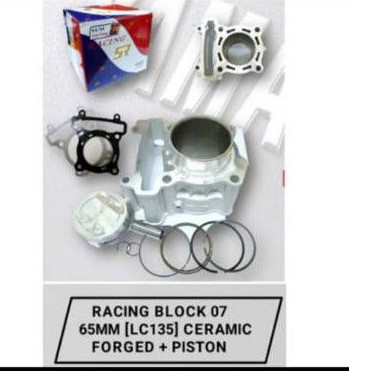 Lc135 racing ceramic block 65mm forged piston sum racing | Shopee Malaysia