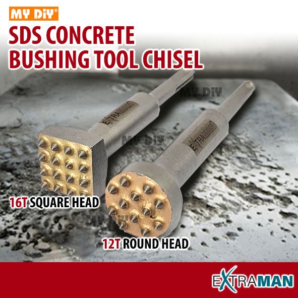 MYDIYHOMEDEPOT EXTRAMAN SDS CONCRETE BUSHING HAMMER CHISEL DRILL BIT