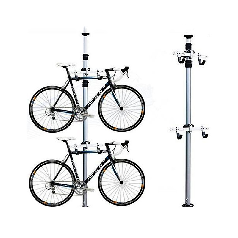 Bike store pole stand