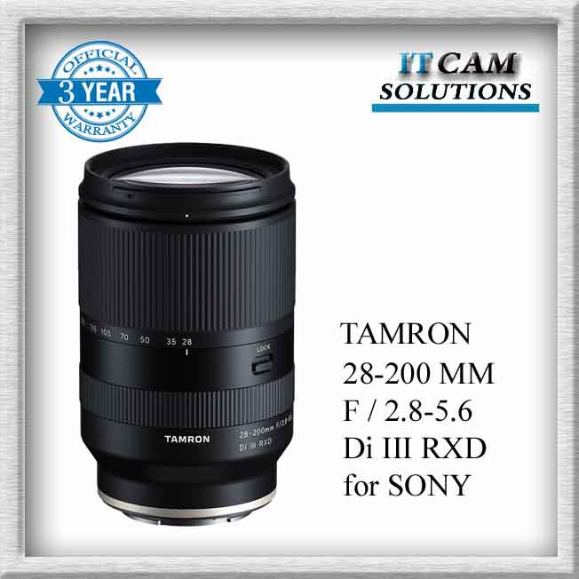 TAMRON 28-200MM F2.8-5.6 Di III RXD FOR SONY E MOUNT (OFFICIAL