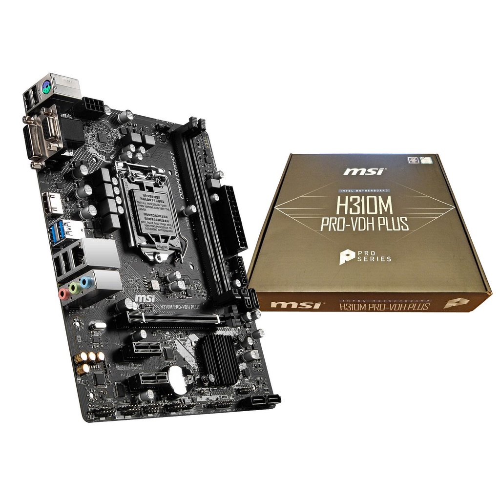 MSI H310M PROVDH Plus LGA1151 (Intel 8th & 9th Gen) DDR4 MicroATX