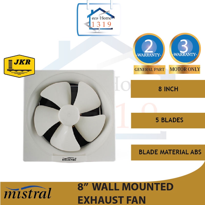 [8"/10"/12"] MISTRAL Wall Mounted Exhaust Ventilating Fan MEF801 MEF101 MEF121 MEF801 MEF101
