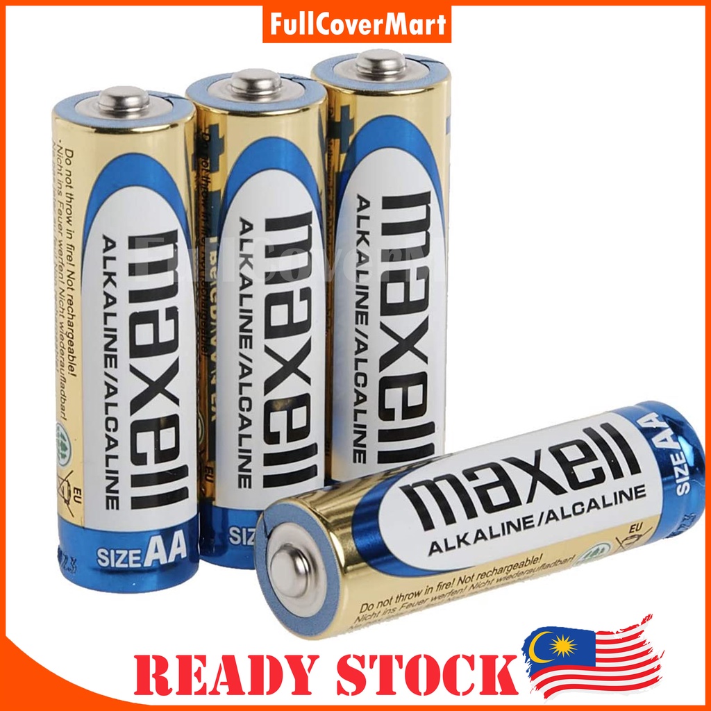 Bat24 Maxell Alkaline Aa Aaa Long Lasting Heavy Duty Alkaline Battery Shopee Malaysia 0194