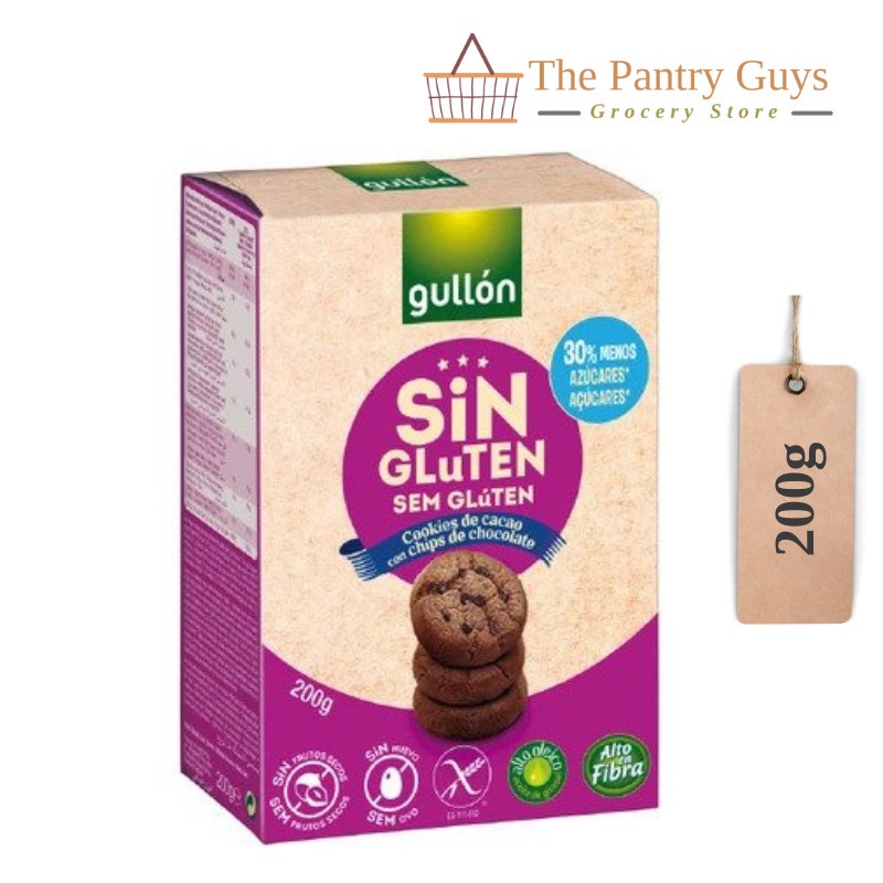 Gullon Gluten Free Cookies with Chocolate Chips (200g) Shopee Malaysia