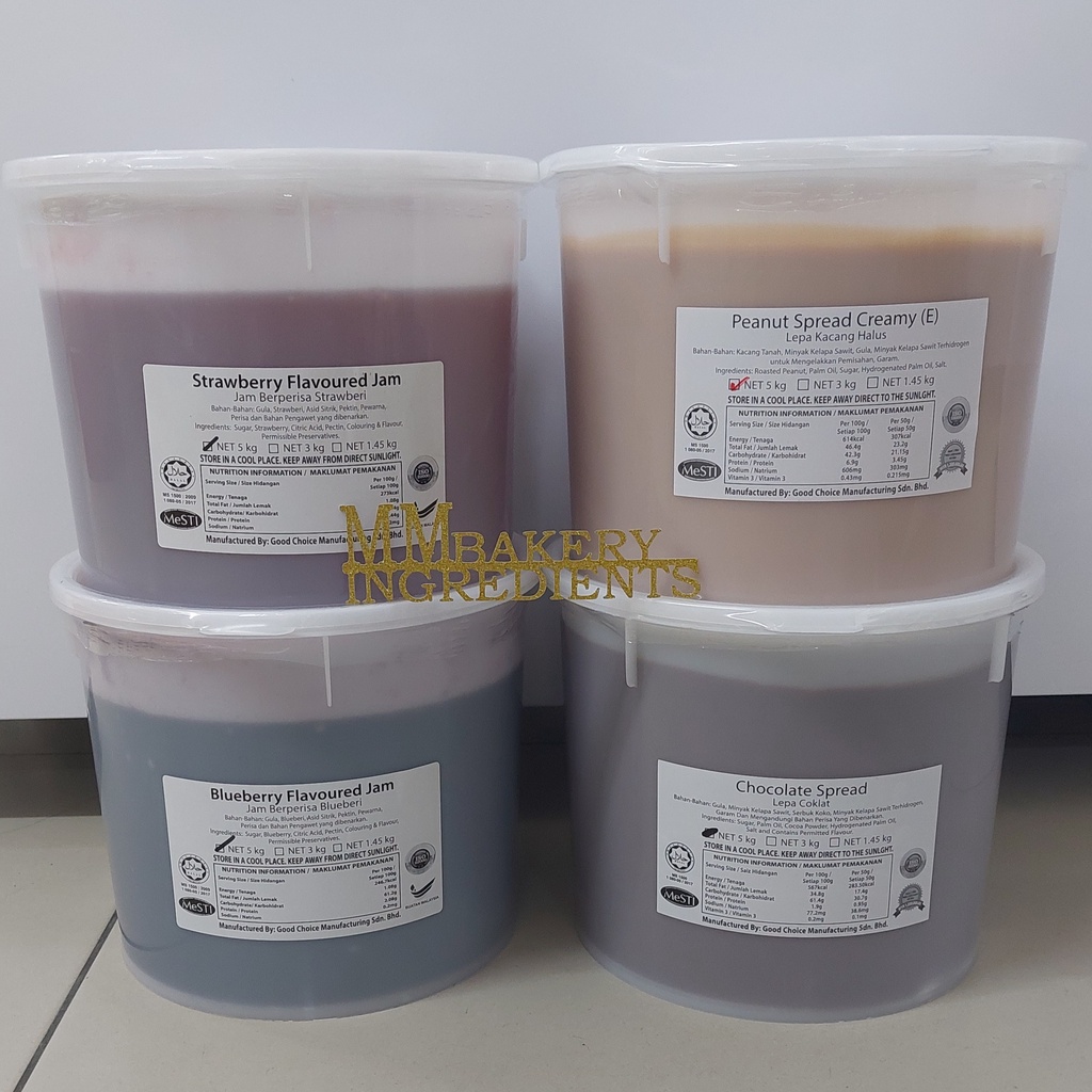 GC SPREAD/FLAVOURED JAM 5KG | Shopee Malaysia