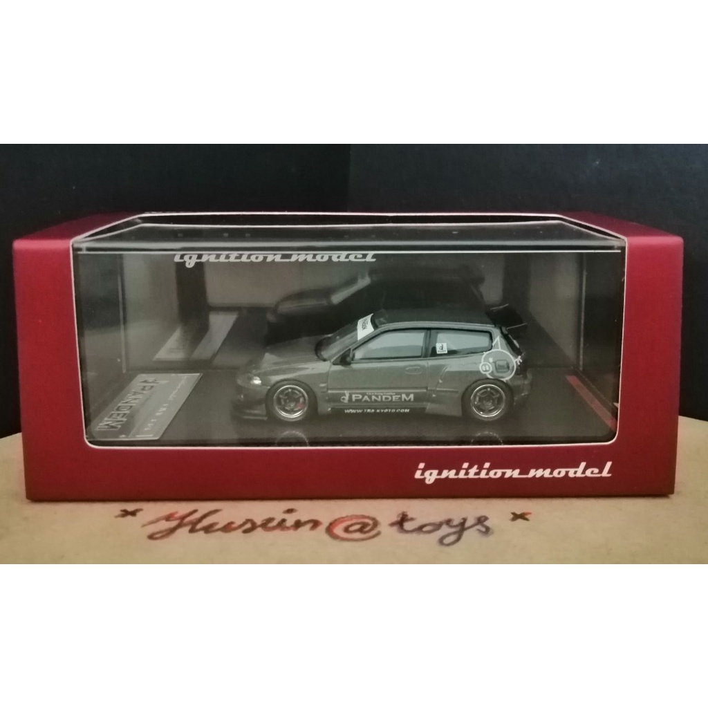 IGNITION MODEL HONDA CIVIC EG6 GUN METAL Shopee Malaysia