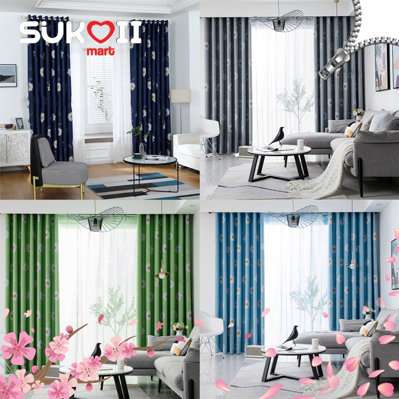 Popxstar Wallpaper Self-adhesive Moisture-proof Pastoral Flower Living Room Bedroom Waterproof Erasable Wall Sticker Home Decoration