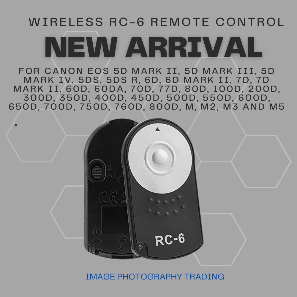 ProImage Wireless RC6 Remote Control for Canon EOS 500D 550D 600D