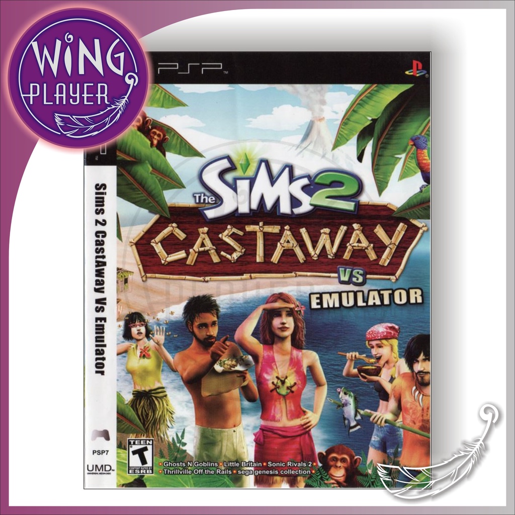 PSP Game - Sims 2 CastAway VS Emulator | Shopee Malaysia