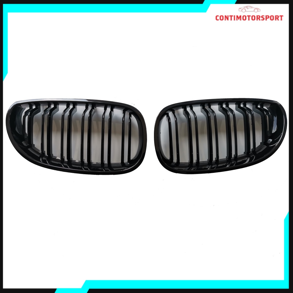 BMW 5 SERIES E60/ E61 DOUBLE SLAT FRONT KIDNEY GRILL GRILL STYLING CAR ...