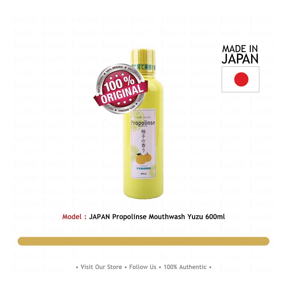 (Ready Stock) JAPAN Propolinse Mouthwash Yuzu 600ml 100 Original