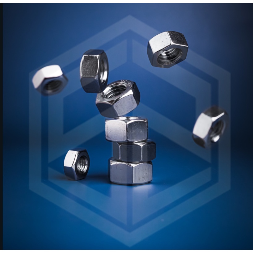 Stainless Steel Hex Nuts DIN 934 Metric Nuts M2, M2.5, M3, M4, M5